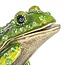 Enameled Metal Frog Trinket Box
