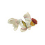 Enameled Metal Goldfish Trinket Box