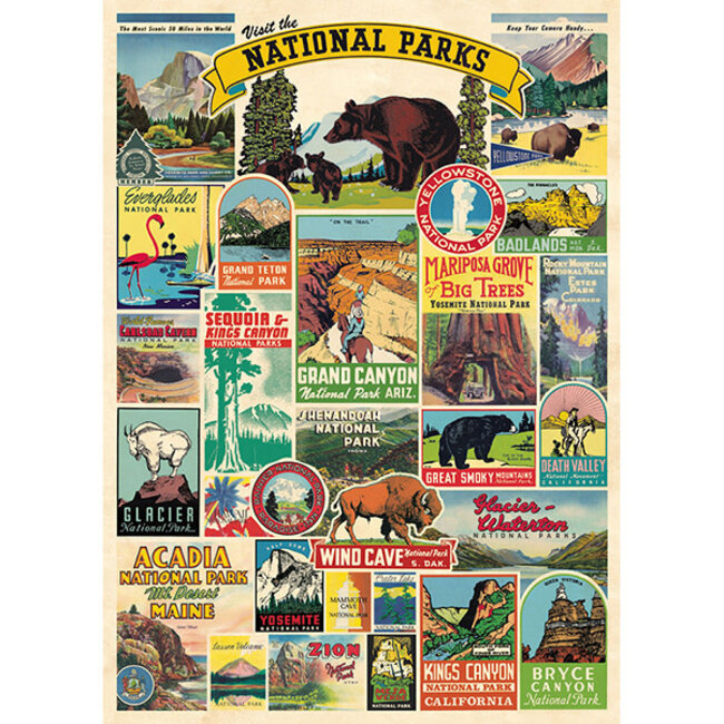 Cavallini Vintage Poster - National Parks