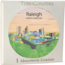 DECO Coaster Round Raleigh Skyline