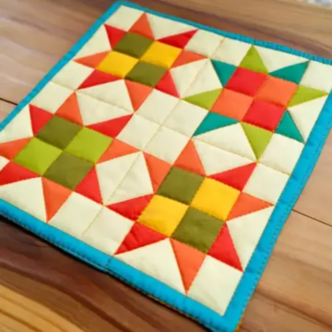 Mini Quilt Kit: Turquoise