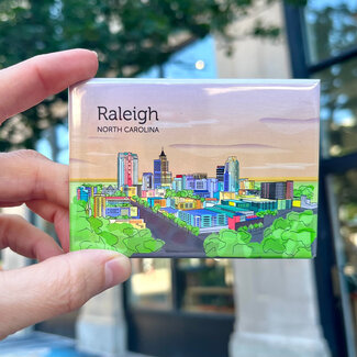 yellowDog : creative DECO Magnet - Raleigh Skyline