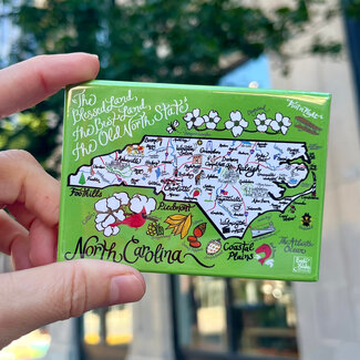 Emily Brooks Designs Emily Brooks NC Map Magnet - Green