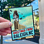 Squirrel Cut Designs Greetings from Raleigh Magnet