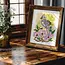 Tara Reed Carolina Cardinal & Muscadines Art Print 8x10