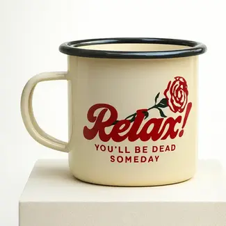 Relax Enamel Mug