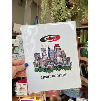 Lindsay's Paperworks Stanley Cup Skyline Print 8x10