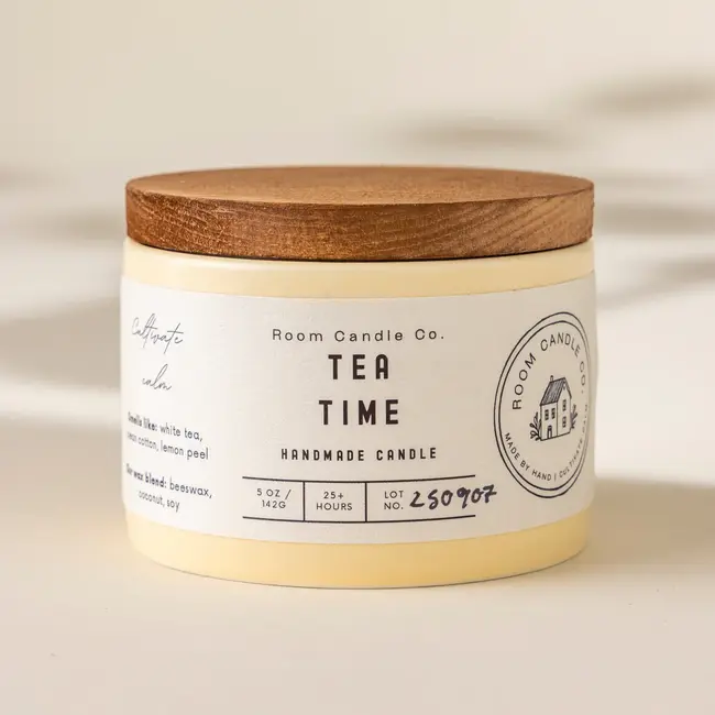 Room Candle Co Tea Time Candle 5oz
