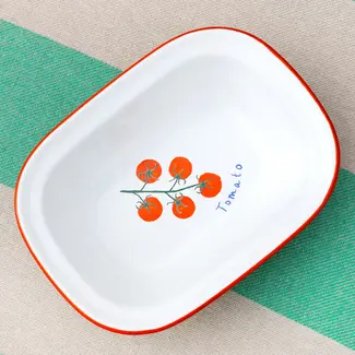 Tomato Green Oven Enamel Dish