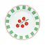 Tomato Enamel Plate 20cm