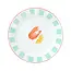 Shrimp Enamel Plate 20cm