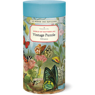 Cavallini World of Butterflies 1000 Piece Puzzle