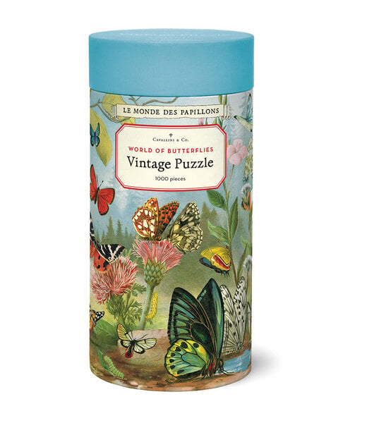Cavallini World of Butterflies 1000 Piece Puzzle