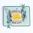 Blue Sardine Alligator Hair Clip Set