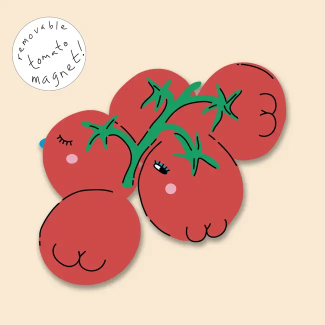 Magnet Card Happy Birthday Tomato