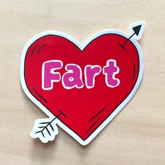 Goose Designworks Fart Heart Sticker