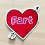 Goose Designworks Fart Heart Sticker