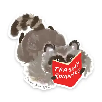 Trashy Romance Raccoon Sticker
