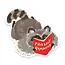 Trashy Romance Raccoon Sticker