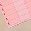 Magnetic Pink & Red Weekly Planner