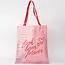 Library Card Canvas Tote