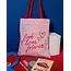 Library Card Canvas Tote