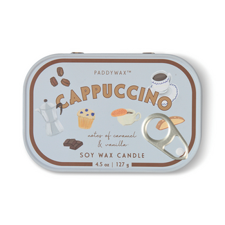 Cappuccino Bistro Tin Candle