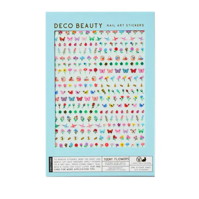 Teeny Flowers Nail Art Stickers