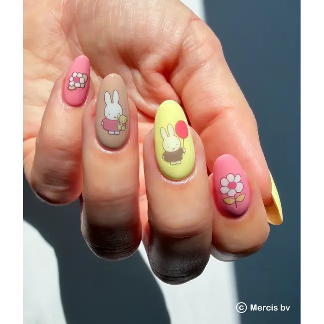 Let's Party Miffy Nail Art Stickers