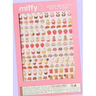 Let's Party Miffy Nail Art Stickers