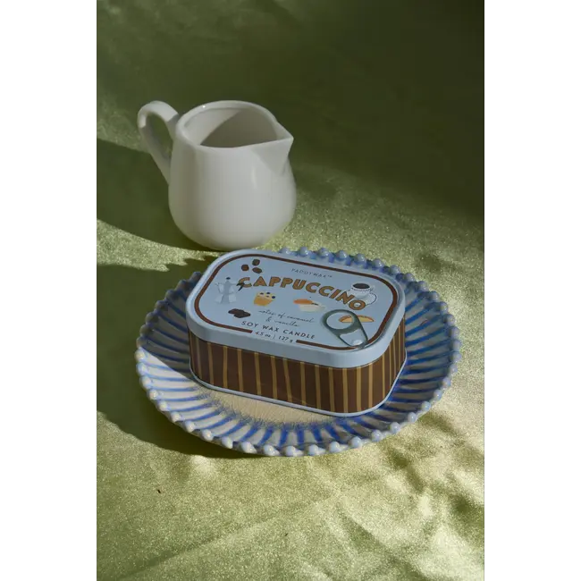 Cappuccino Bistro Tin Candle