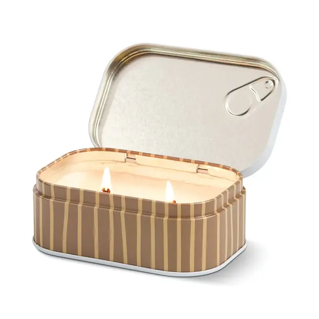 Cappuccino Bistro Tin Candle