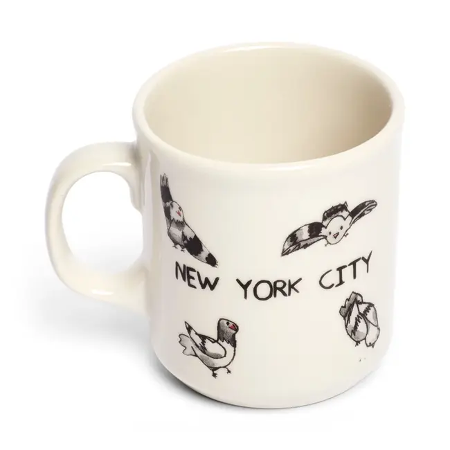 Fishs Eddy Ben Lenovtz Pigeon Mug