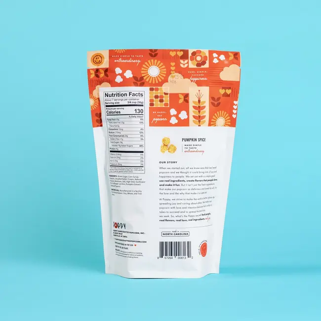 Poppy Handcrafted Popcorn Poppy Popcorn - Pumpkin Spice