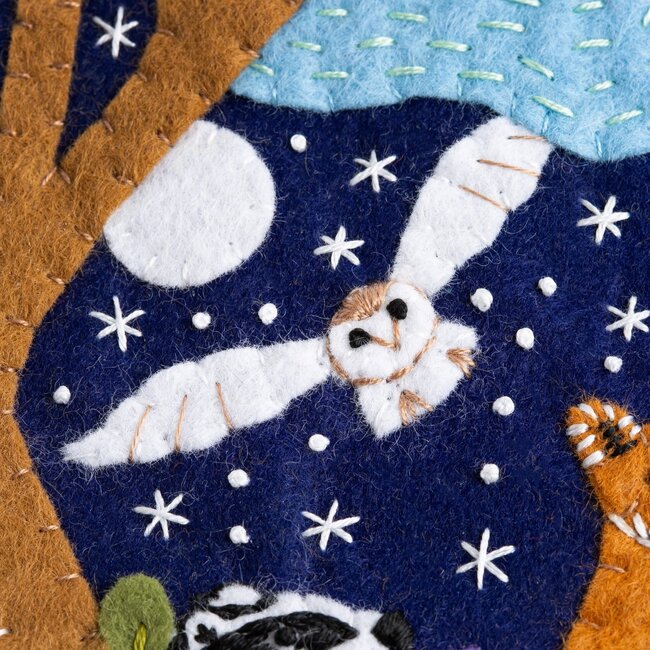 Woodland Pennant Felt Craft Kit