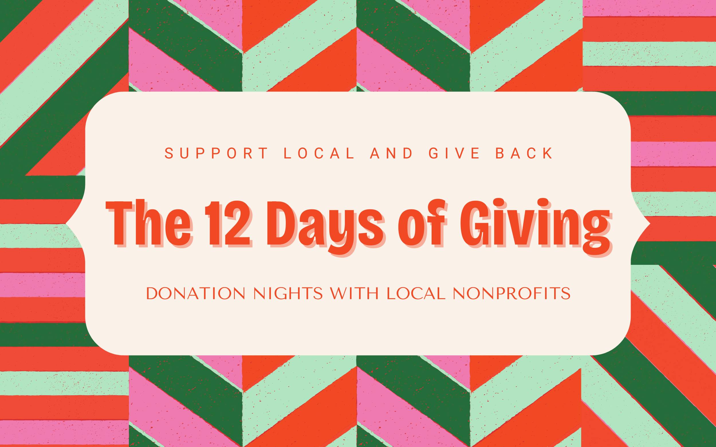 Support Local, Give Back!