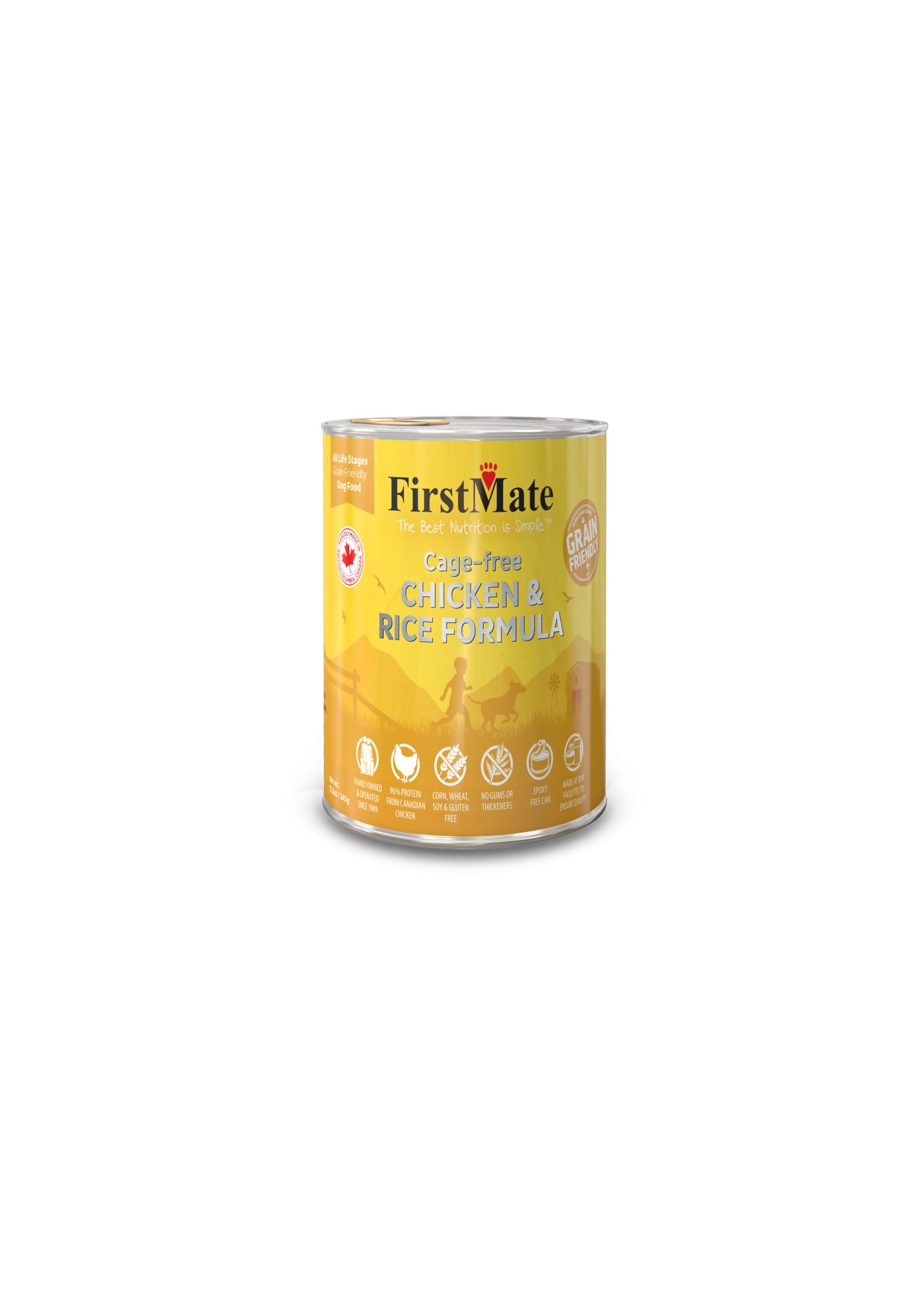 FirstMate FirstMate Grain Friendly Chicken & Rice 12.2 oz