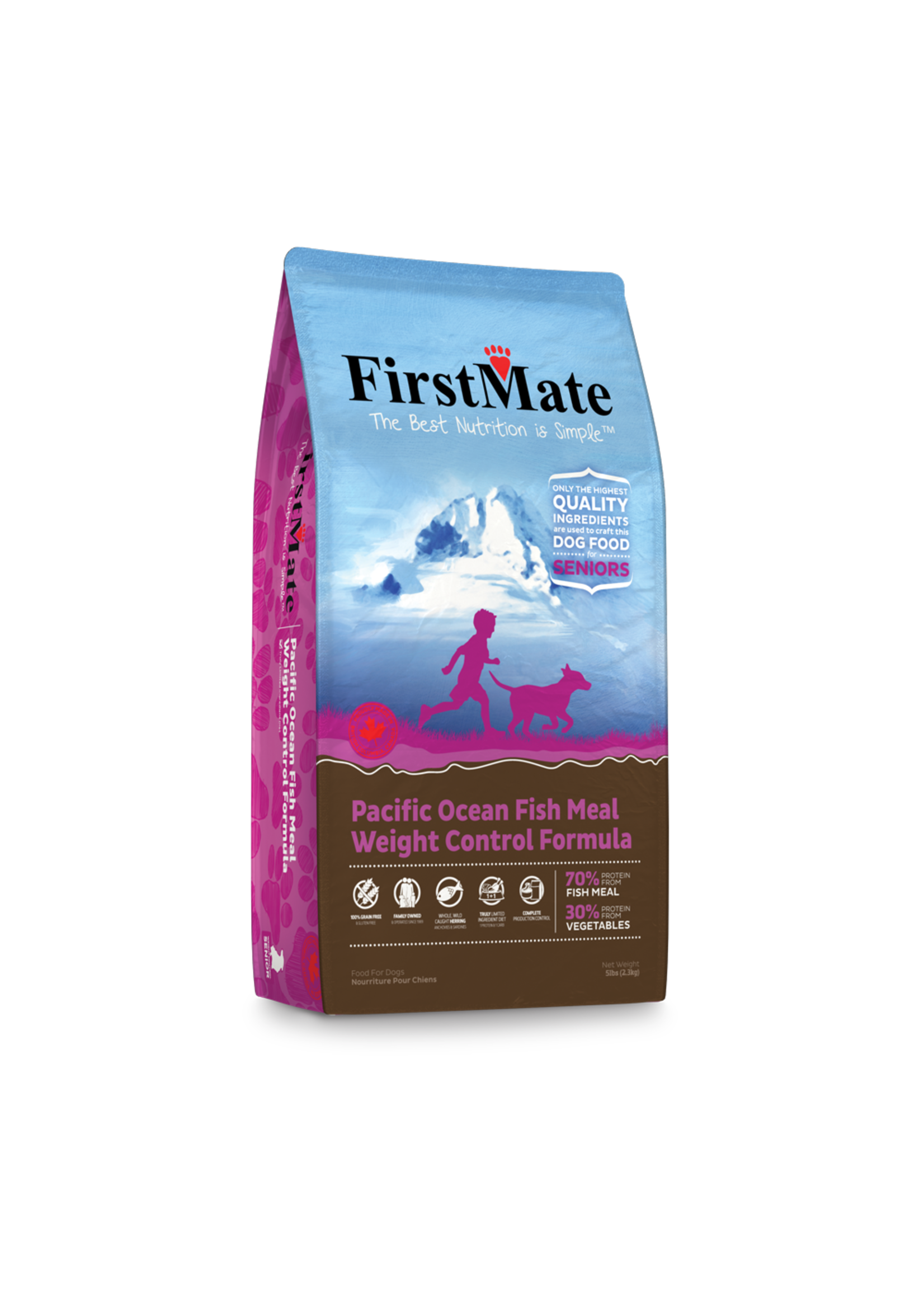FirstMate FirstMate Grain Free Fish Weight Senior 5 lb