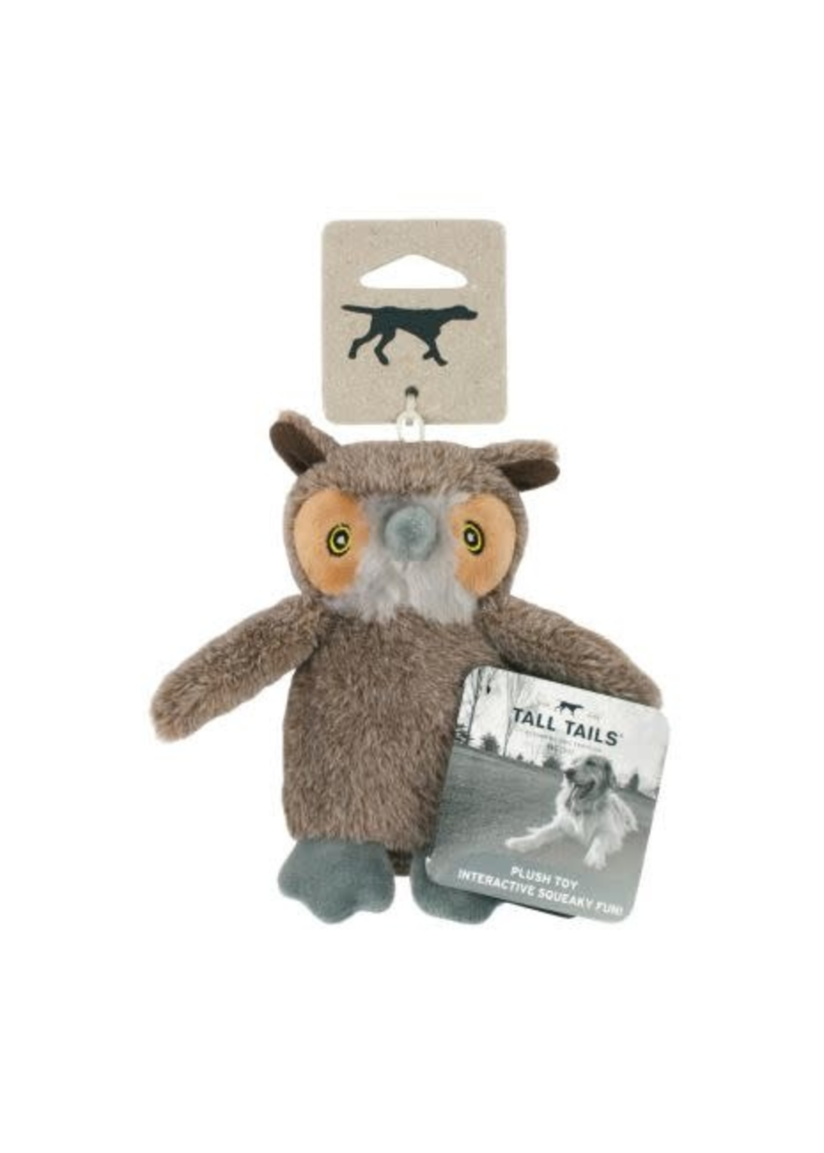 Tall Tails Tall Tails Plush Squeaker Owl 5"