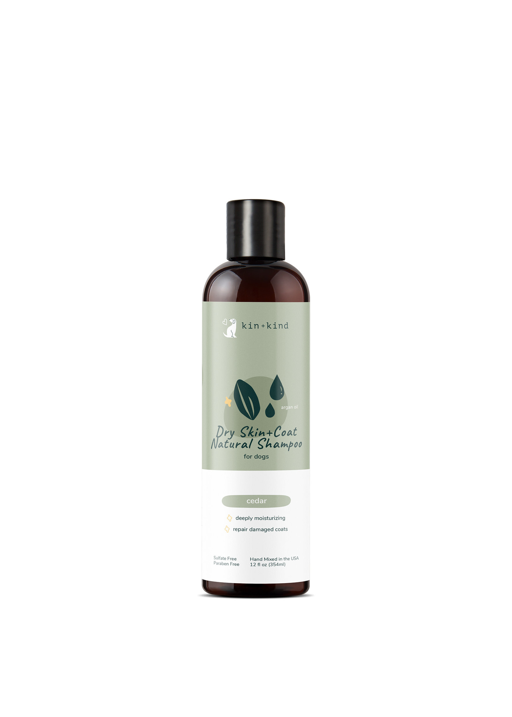 Kin + Kind Kin & Kind Cedar Argan Repair Dry Skin & Coat Shampoo 12 oz