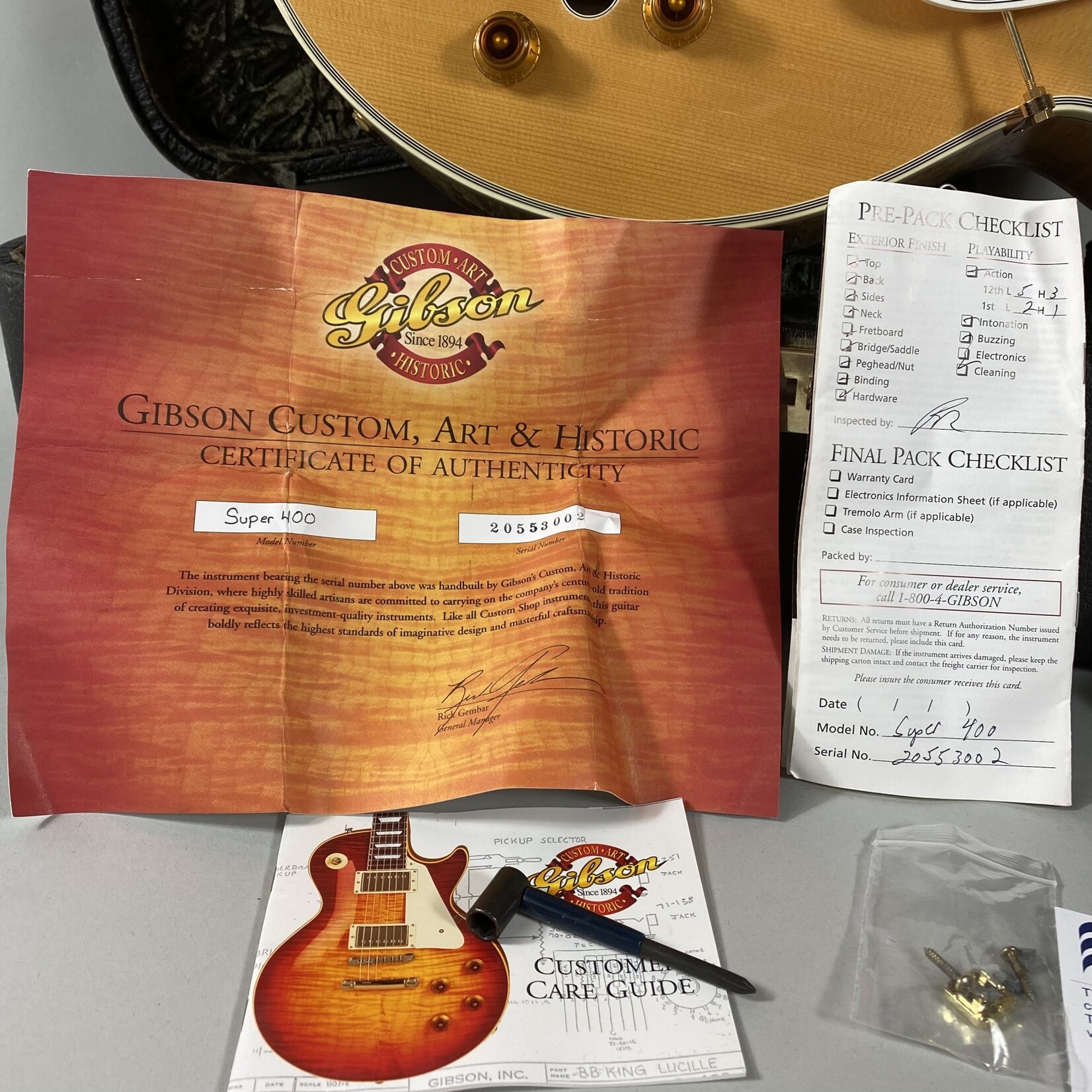 Gibson 2003 Gibson Super 400 CES-N