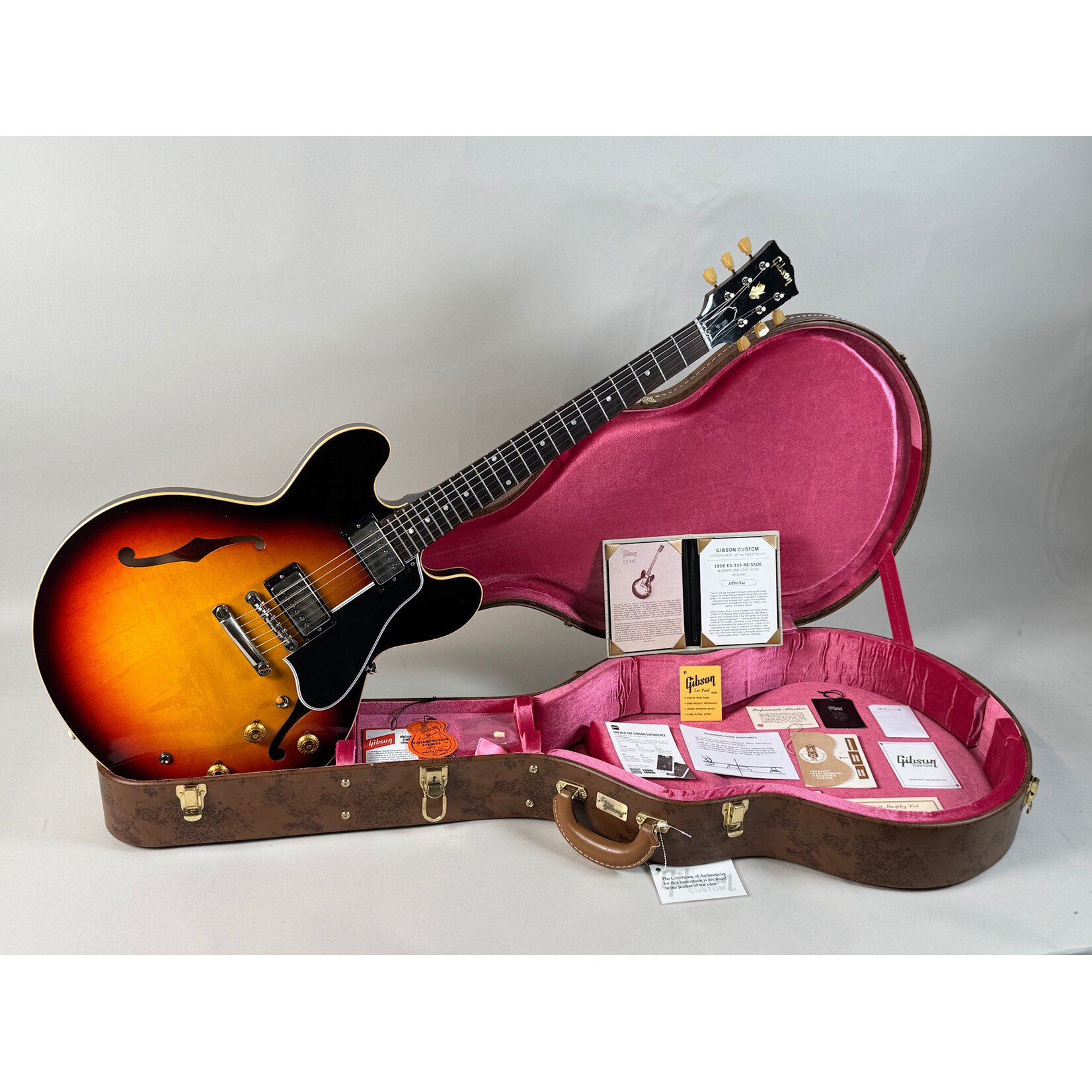 Gibson 2024 Gibson ‘58 ES-335 Murphy Lab Light Aged Sunburst