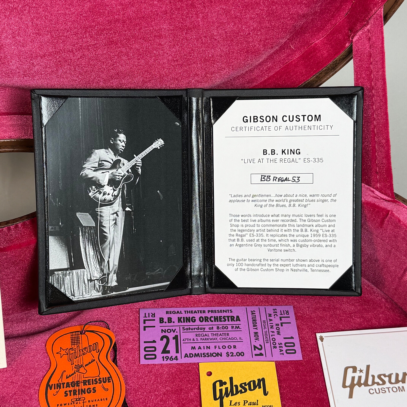 Gibson 2023 Gibson BB King Regal ES-335 Argentine Gray