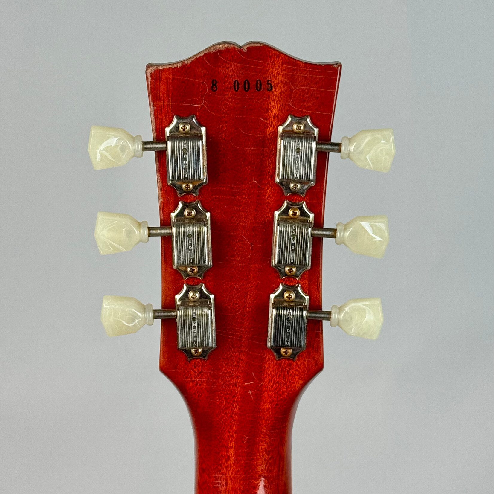 Gibson 2018 Gibson Tom Murphy Painted & Aged R8 '58 Reissue Les Paul Standard Ice Tea Burst