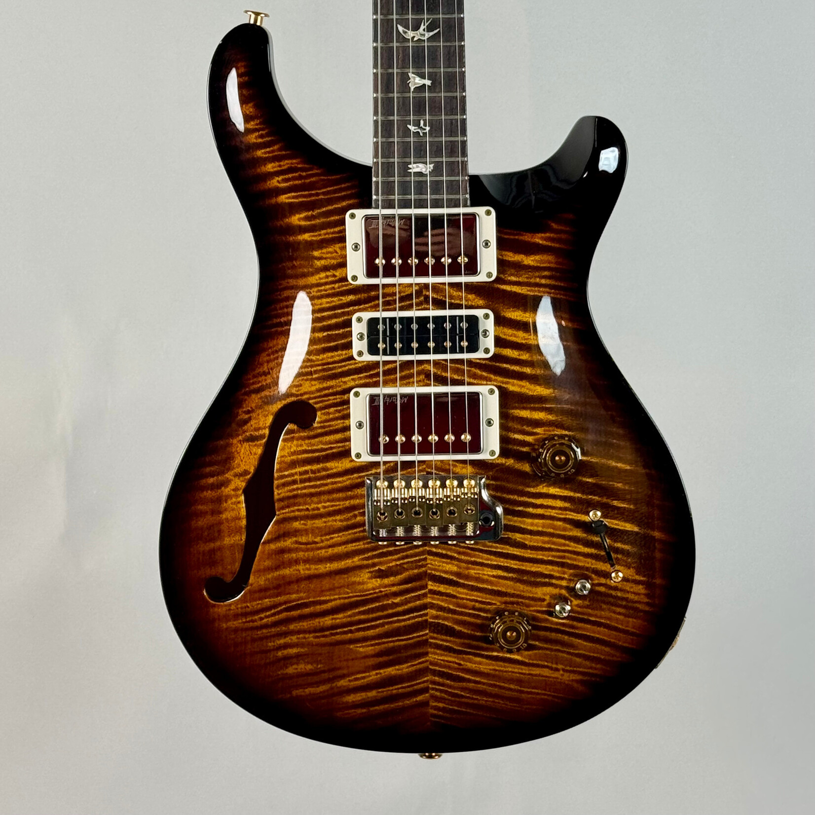 PRS 2025 PRS Special Semi Hollow 10 Top Black Gold Wrap