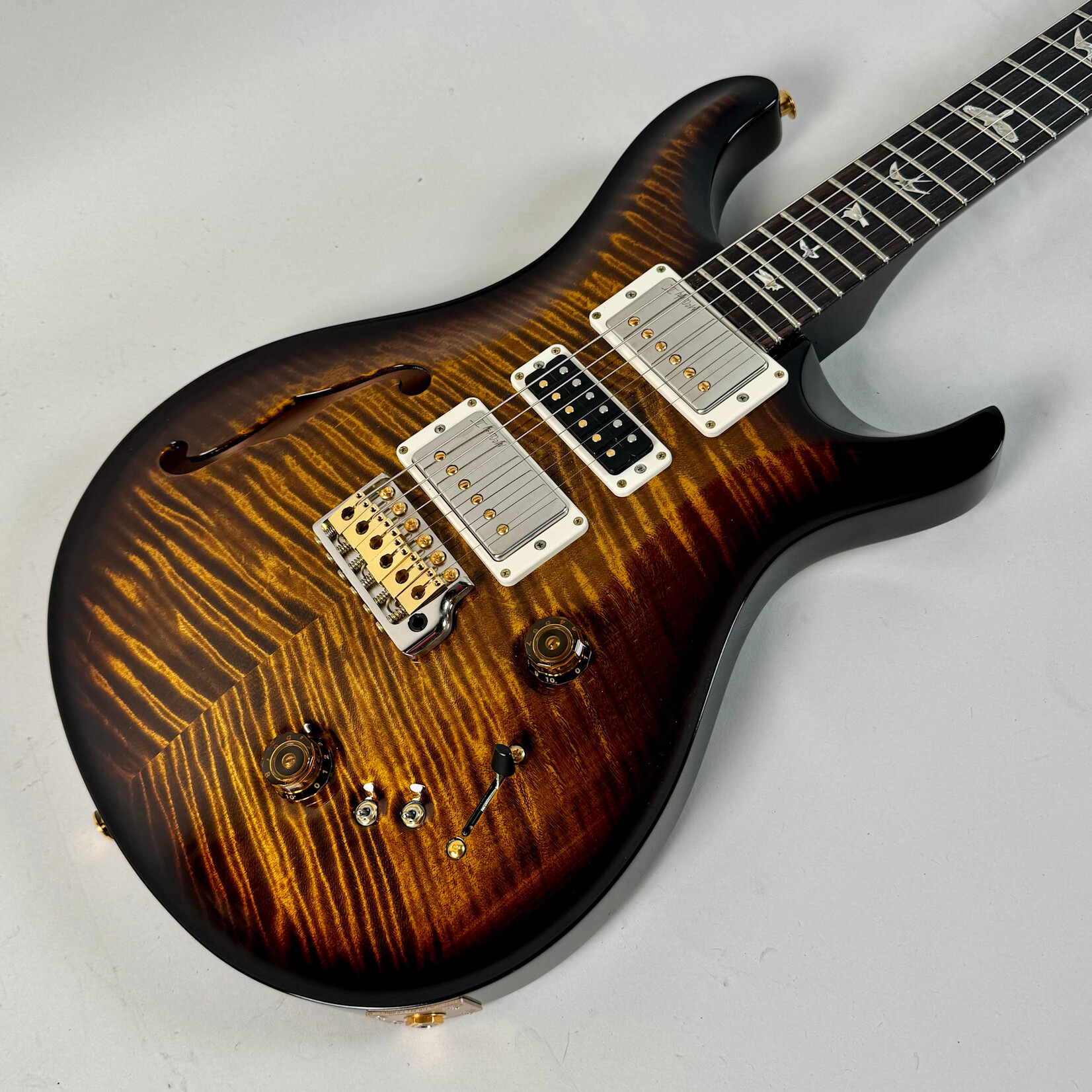 PRS 2025 PRS Special Semi Hollow 10 Top Black Gold Wrap