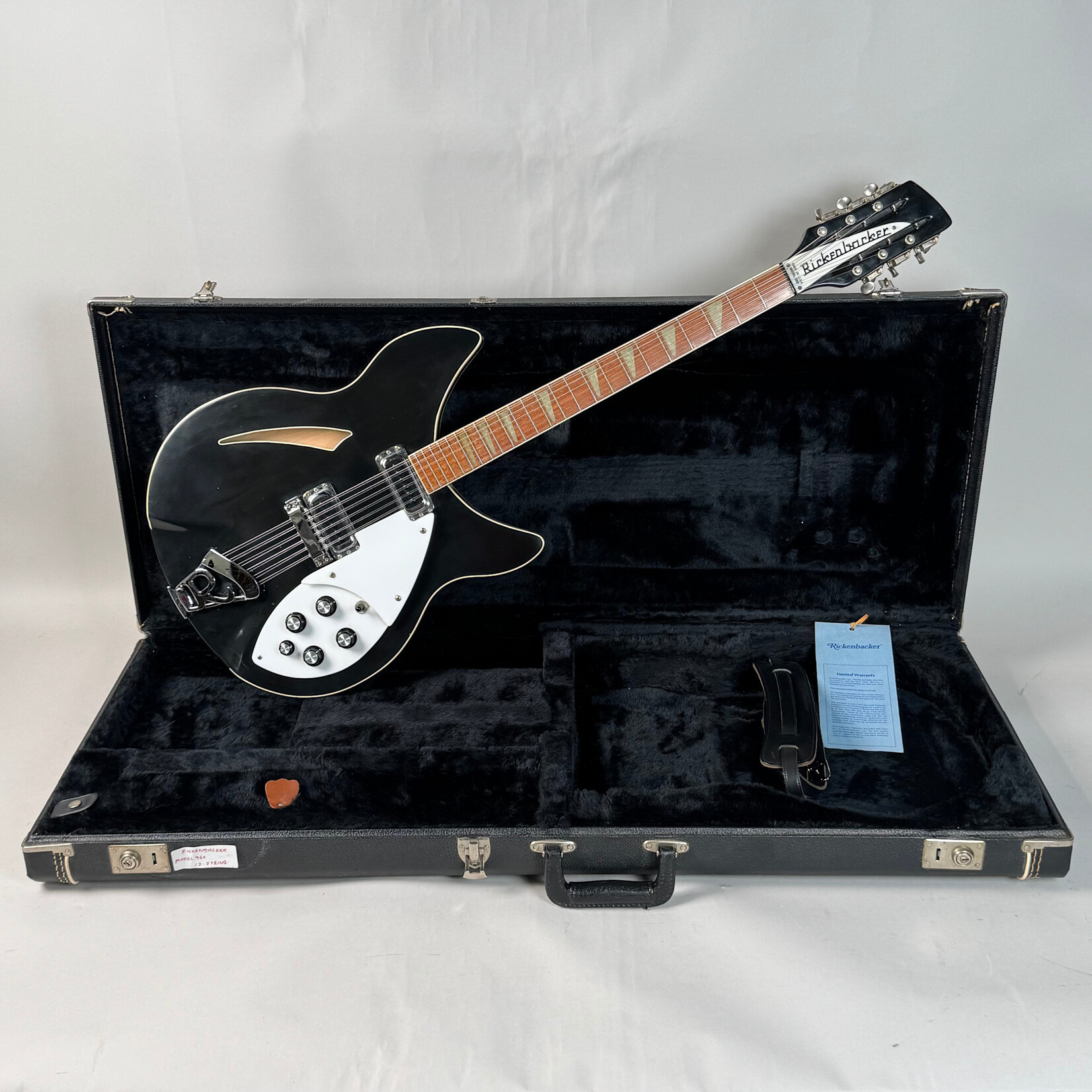 Rickenbacker 1981 Rickenbacker 360/12 WB Jetglo