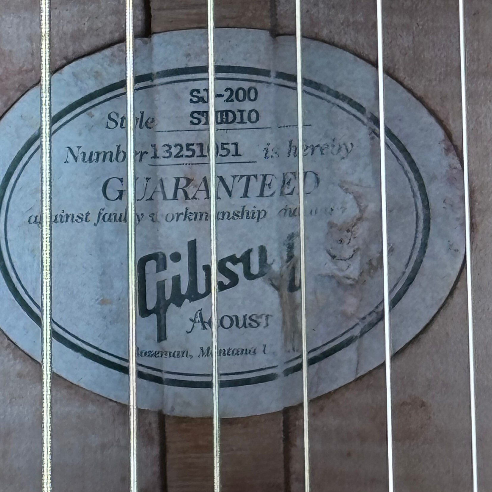 Gibson 2011 Gibson SJ-200 Studio