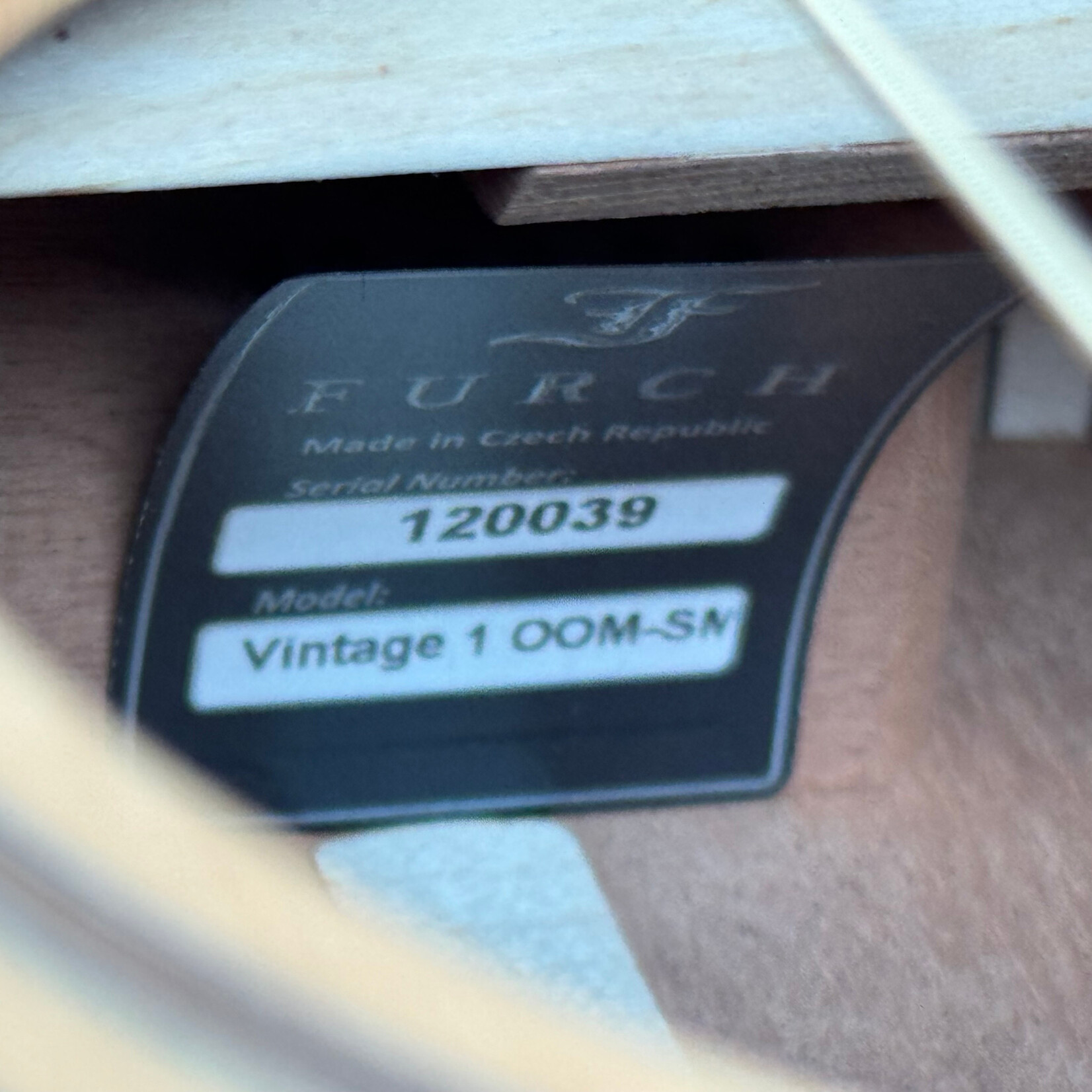 Furch Furch Vintage 1 00M-SM