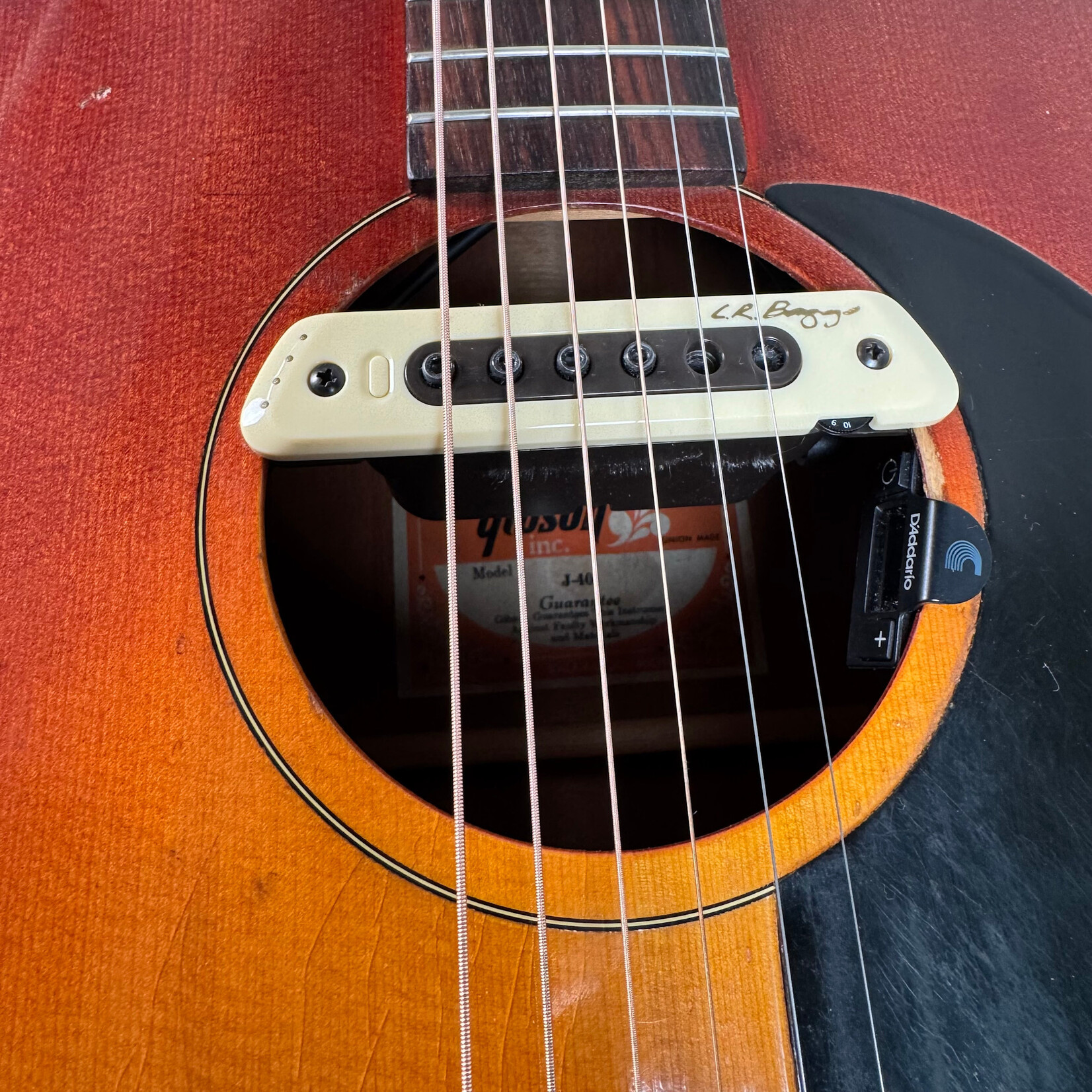 Gibson Early 70's Gibson J-40 Sunburst W/ L.R. Baggs M-80